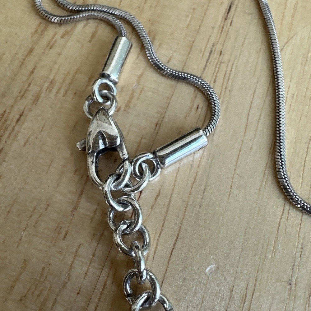 Brighton‎ Reversible Oh Christmas Tree Crystal Pendant Necklace 18.5 Inch Adjust - Picture 5 of 8